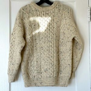 Aran Isle Irish Wool Sweater L
